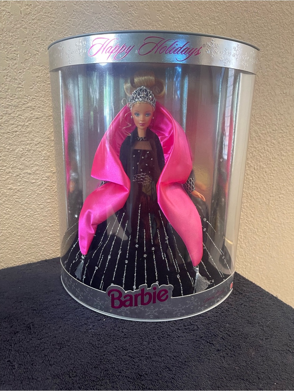 Barbie Black & Hot Pink Holiday Collector Doll